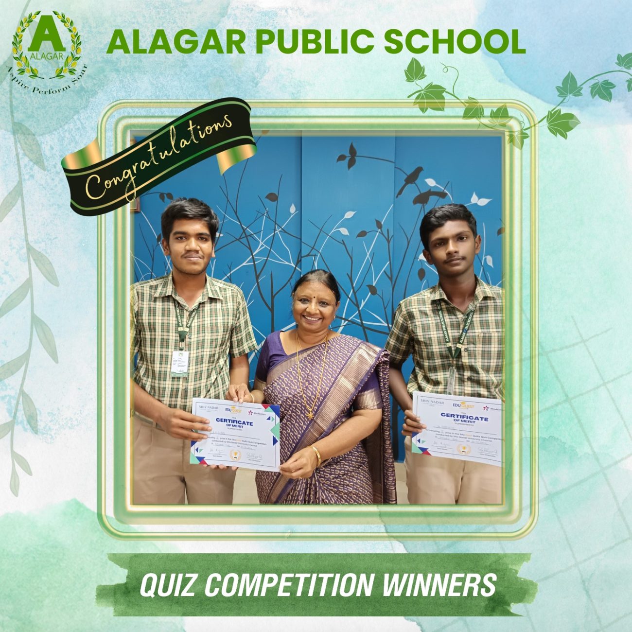 Quiz Winners