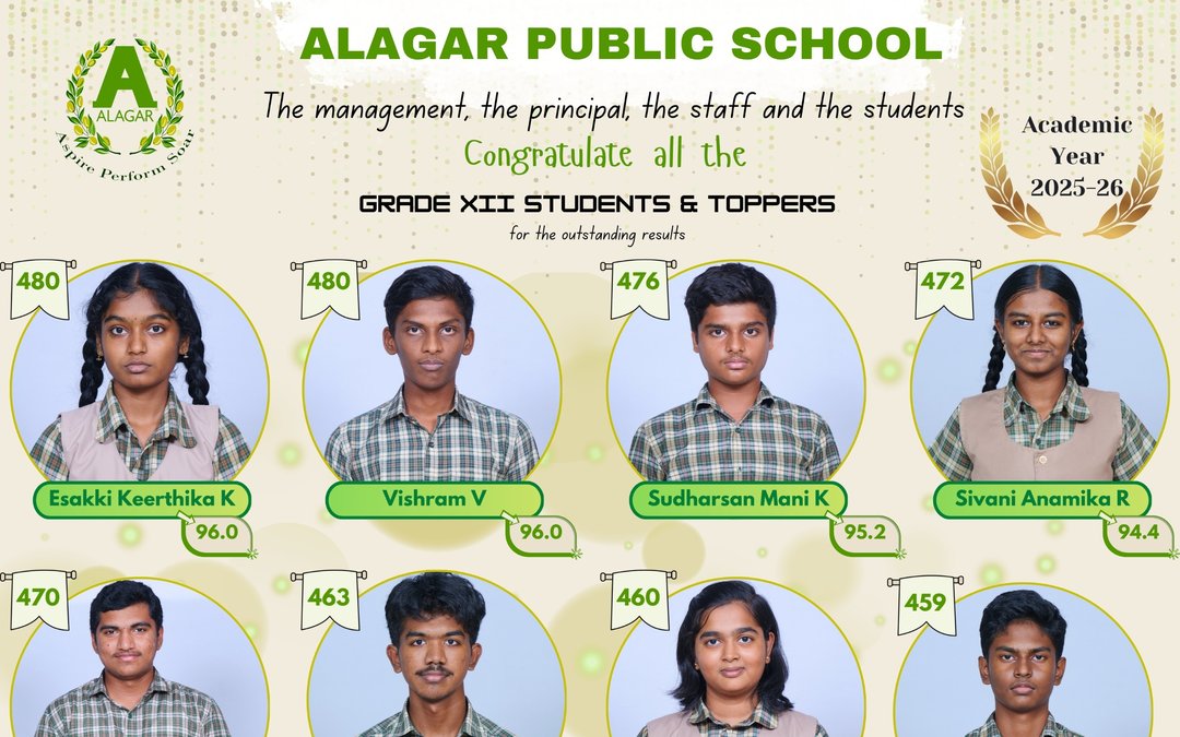 Class XII CBSE board toppers 2025-26