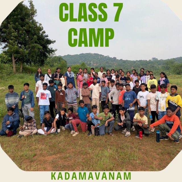Class 7 Camp Kadambavanam
